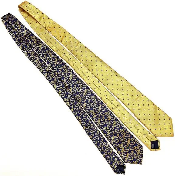Charles Tyrwhitt Tie Lot Of 2 Paisley Polkadot Jermyn Street London 100% Silk